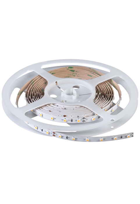 Професионална LED лента 4.8W/m, 2700K, 24V DC, 60LEDs/m, SMD3528, IP54