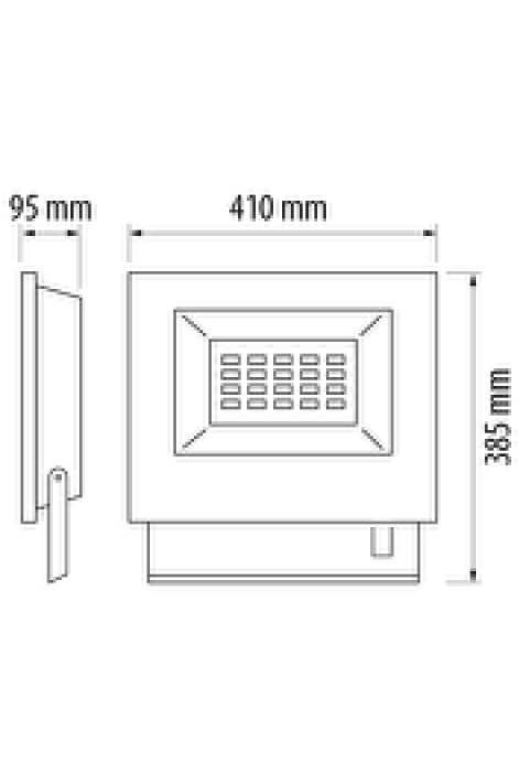 Професионален LED прожектор 150W, 5000K, 220V-240V AC, IP65