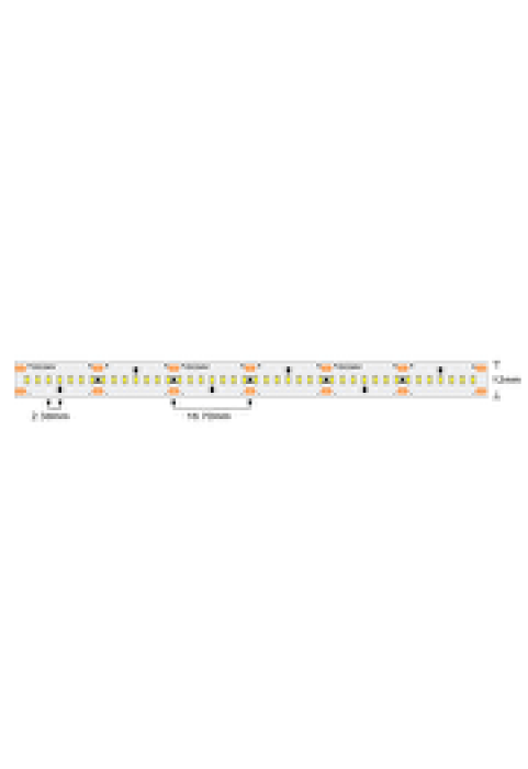 Професионална LED лента 22W/m, 2700K, 24V DC, 420LEDs/m, SMD2110