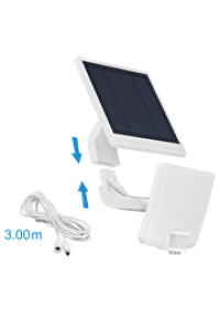 Соларен LED прожектор с PIR датчик за движение 11W, 5000K, IP54