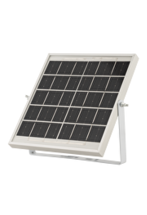 Соларен LED прожектор с PIR датчик за движение, 90°, 10W, 5500K, IP65