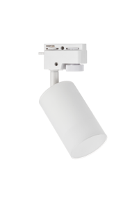 Тяло за релсов монтаж, стъклено, двупроводно, GU10, 220-240V AC, IP20, бяло