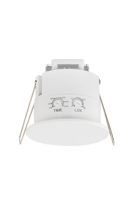 Микровълнов cензор за присъствие и движение за вграждане, 360°, 1200W/600W, 4m, IP54