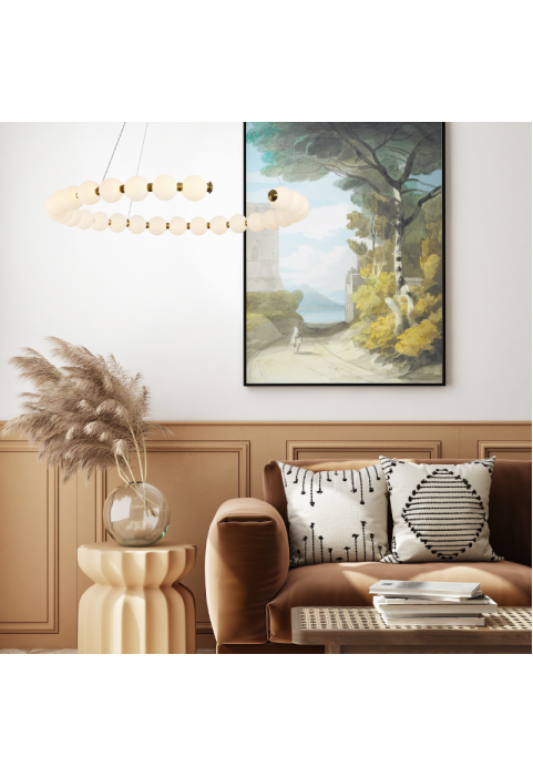 LED ПОЛИЛЕЙ LOLLY SATIN BRASS 40W 3000K