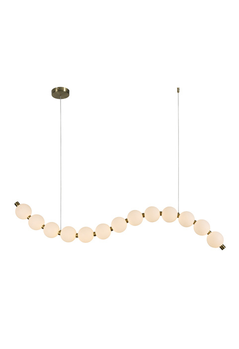 LED пендел LOLLY SATIN BRASS 20W 3000K