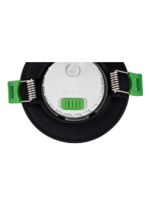 LED луна за вграждане, димираща, черна, 6W, 3000K/4000K/6500K, 220-240V AC, IP44
