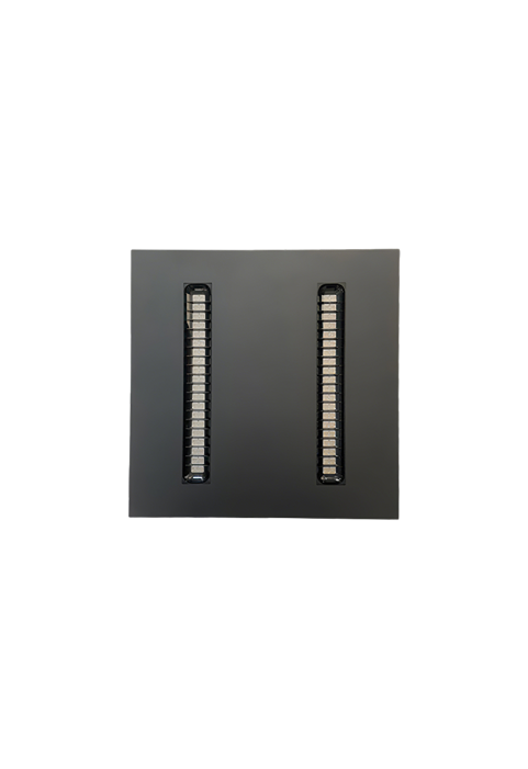 LED панел за октрит монтаж, 600х600, UGR<19, 40W, 4000K, 130 lm/W, 90°, 220V-240V AC, черен, IP20