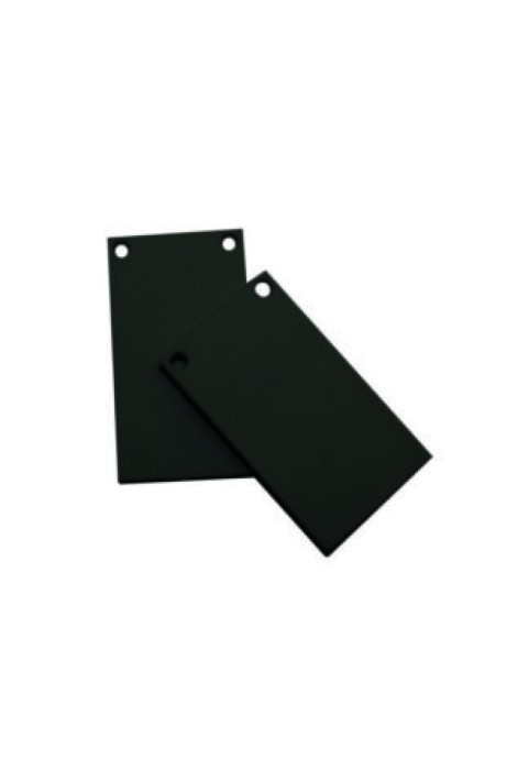 MATTE BLACK END CUPS(SET OF 2 PCS) FOR SURFACE/RECCESED MAGNETIC TRACK WITH SCREWS