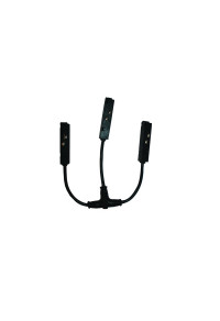 MATTE BLACK ''T'' ELECTRICAL CONNECTOR FOR MAGNETIC TRACK 48V DC
