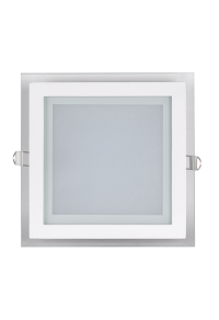 LED стъклен панел за вграждане, квадрат, 18W, 4200K, 220V-240V AC