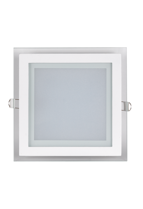 LED стъклен панел за вграждане, квадрат, 18W, 4200K, 220V-240V AC