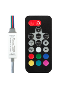RF Мини контролер за RGB светодиодно осветление, 5-24V DC, 6A