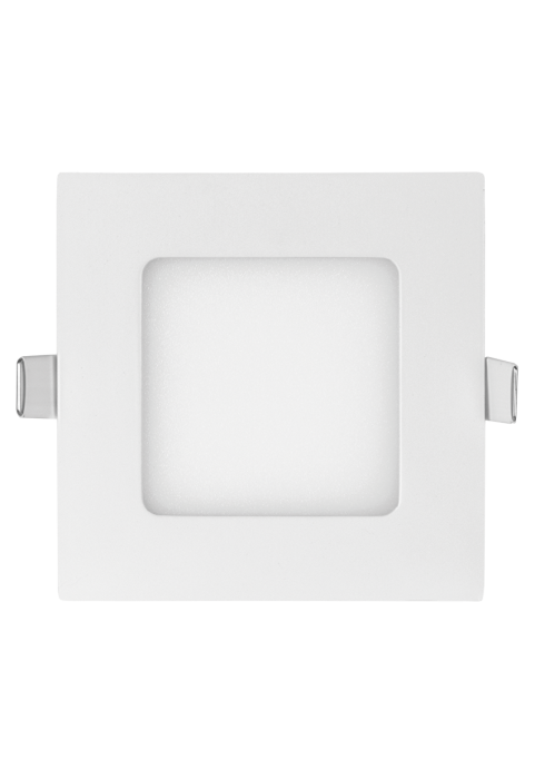 LED панел за вграждане, квадрат, 6W, 4200K, 220-240V AC, неутрална светлина