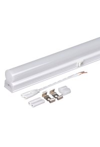LED линейно осветително тяло Т5 с ключ, 4W, 4200К, 220-2240V AC, IP20, неутрална светлина