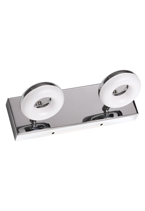 LED осветително тяло за баня, 2x5W, 2700K хром, IP44