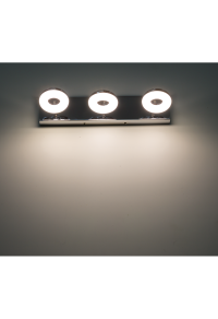 LED осветително тяло за баня, 3x5W, 2700K хром, IP44