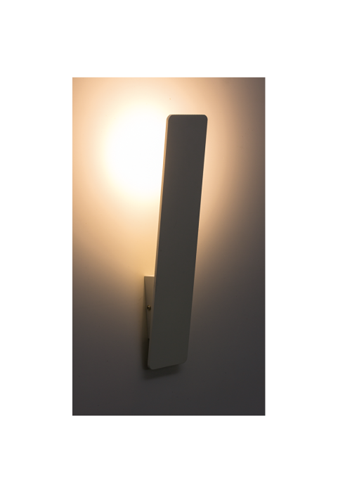 LED тяло за стена с индиректна светлина, 5W, 2700K, бяло
