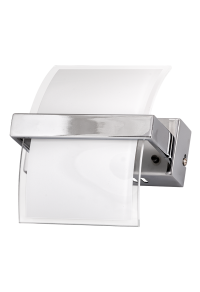 LED осветително тяло аплик за стена 5W, 2700K, хром, IP20