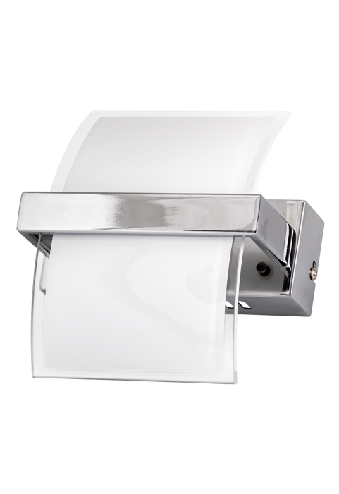 LED осветително тяло аплик за стена 5W, 2700K, хром, IP20
