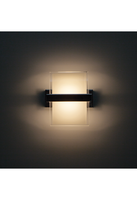 LED осветително тяло аплик за стена 5W, 2700K, хром, IP20