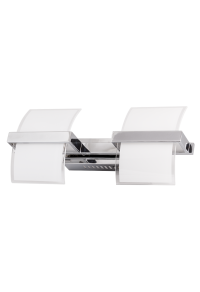 LED осветително тяло аплик за стена 10W, 2700K, хром, IP20
