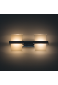 LED осветително тяло аплик за стена 10W, 2700K, хром, IP20