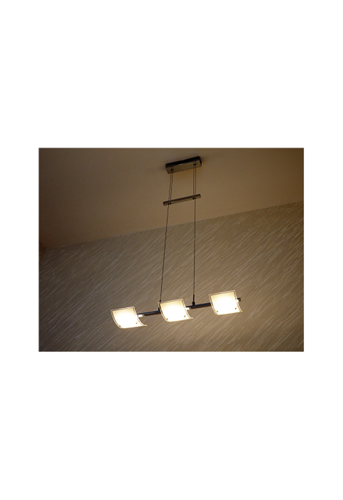 LED осветително тяло, висящо 15W, 2700K, хром, IP20