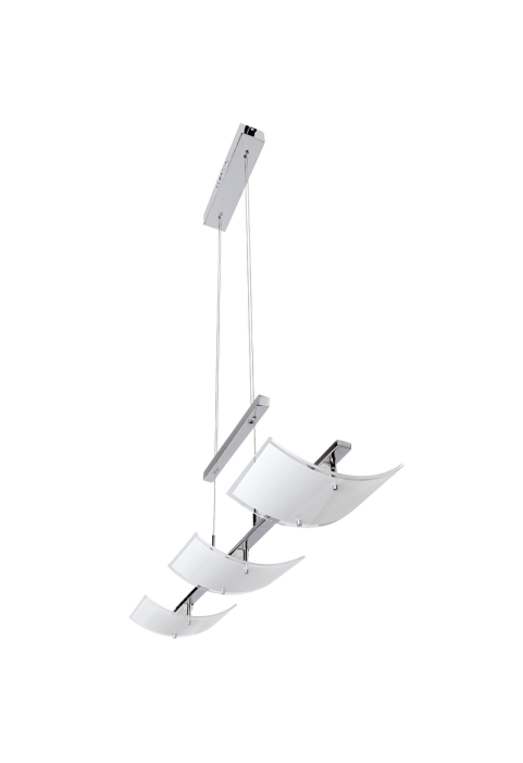 LED осветително тяло, висящо 15W, 4200K, хром, IP20