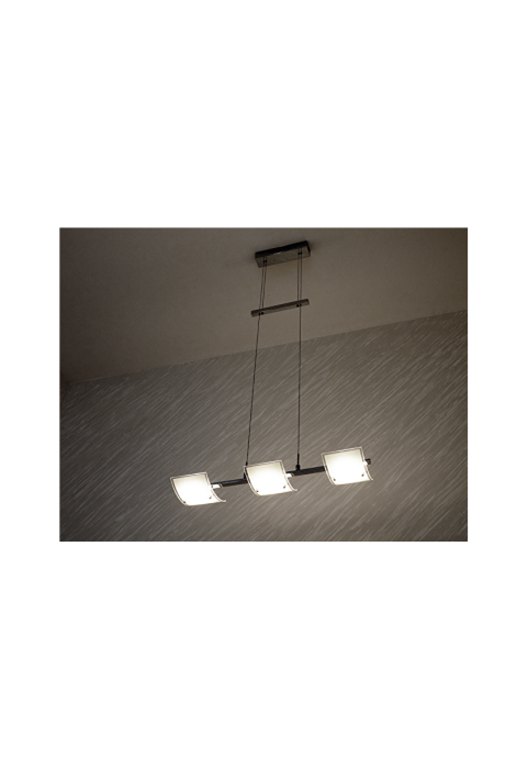 LED осветително тяло, висящо 15W, 4200K, хром, IP20