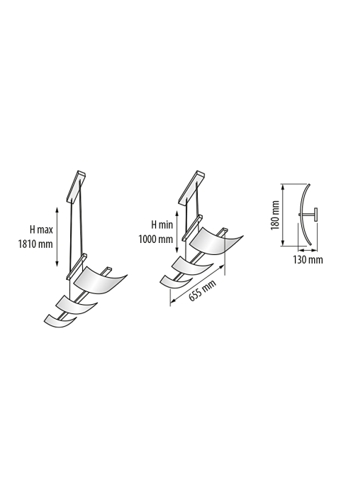 LED осветително тяло, висящо 15W, 4200K, хром, IP20