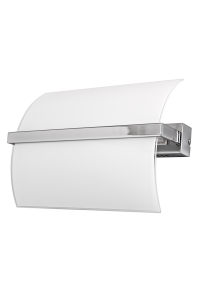 LED осветително тяло аплик за стена 20W, 2700K, хром, IP20