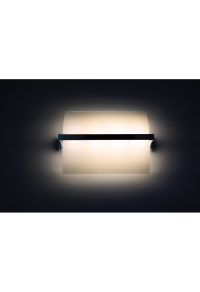 LED осветително тяло аплик за стена 20W, 2700K, хром, IP20