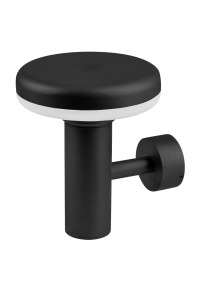 LED фасадно осветително тяло 6W, 2700K, IP65, кръг, графит