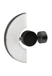 LED фасадно осветително тяло 6W, 2700K, IP65, подвижно, графит