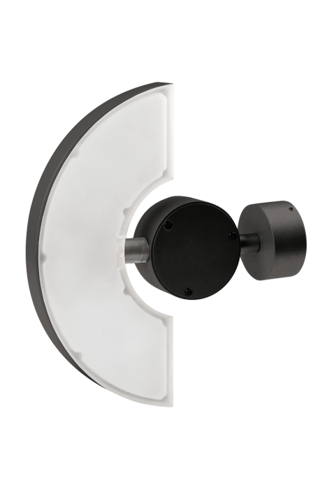LED фасадно осветително тяло 6W, 2700K, IP65, подвижно, графит