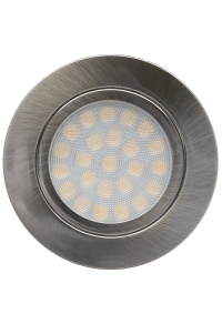 Мини LED луна за вграждане 4W, 4200K, 220-240V AC, IP44, сатиниран никел