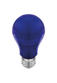 LED лампа крушка 6W, E27, 220-240V AC, синя светлина
