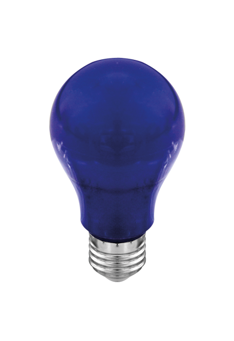 LED лампа крушка 6W, E27, 220-240V AC, синя светлина