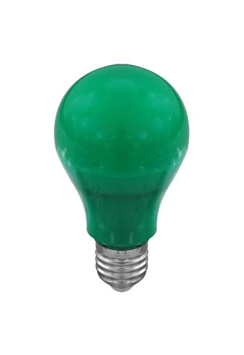 LED лампа крушка 6W, E27, 220-240V AC, зелена светлина