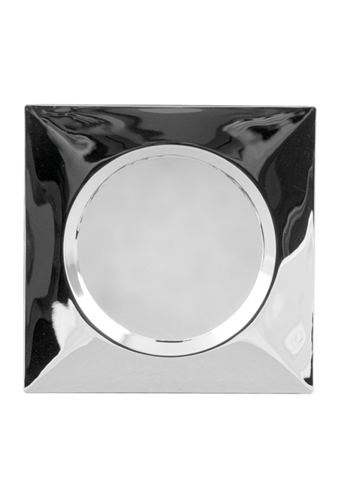 Мебелна LED луна за вграждане/открит монтаж, 1.5W, 4000K, 12V DC, хром