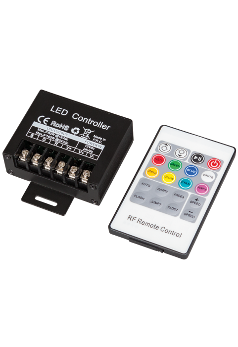 RF контролер за RGB светодиодно осветление 240W, 20A, 12-24V DC