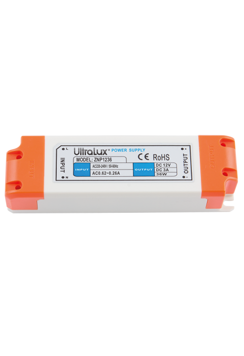 Захранване, стабилизирaно, 12V DC, 36W, IP20