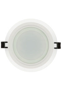 LED стъклен панел за вграждане, кръг, 18W, 4200K, 220-240V AC, IP44