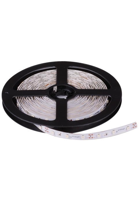 LED лента, 4.8W/m, зелена, 12V DC, SMD2835, 60 LEDs/m