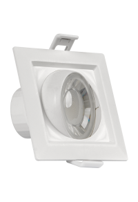 LED луна за вграждане, подвижна, 8W, 4200K, 220-240V AC, неутрална светлина