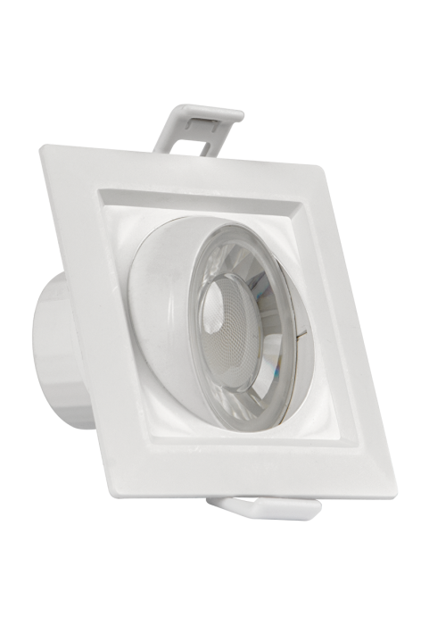 LED луна за вграждане, подвижна, 8W, 4200K, 220-240V AC, неутрална светлина