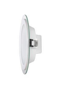 LED стъклен панел за вграждане, кръг, 12W, 4200K, 220-240V AC, IP44