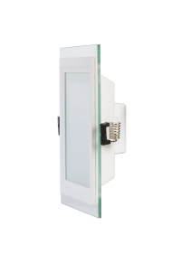 LED стъклен панел за вграждане, квадрат, 12W, 4200K, 220-240V AC, IP44