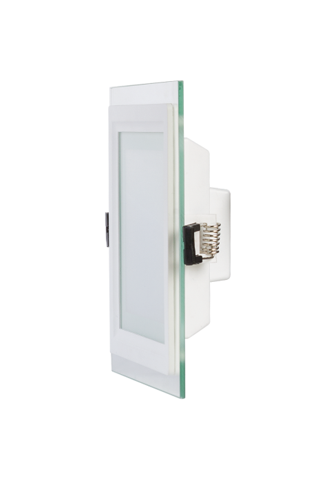 LED стъклен панел за вграждане, квадрат, 18W, 4200K, 220-240V AC, IP44