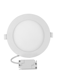 LED панел за вграждане, кръг, 18W, 2700K, 220-240V AC, топла светлина